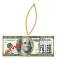 LV Bingo $100 Bill Ornament w/ Clear Mirrored Back (10 Square Inch)